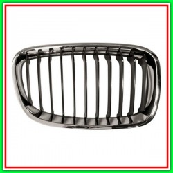 Black Right Radiator Grid With Chrome Frame - Modbasis BMW Series 1-F20F21-(Year 2011-2015)