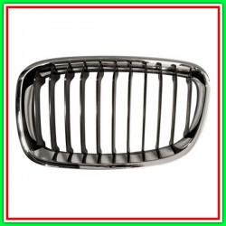 Griglia Radiatore Sinistra Nera Con Cornice Cromata - Modbasis Bmw Serie 1-F20F21-(Anno 2011-2015)