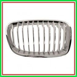 Chrome-Chrome-White Right Radiator Grille - Mod Urban BMW Series 1-F20F21-(Year 2011-2015)