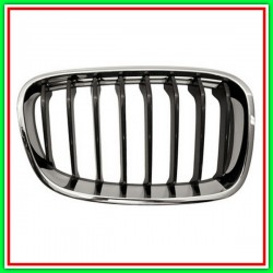 Radiator Grille Right-Chrome-Black-Mod Sport BMW Series 1-F20F21-(Year 2011-2015)