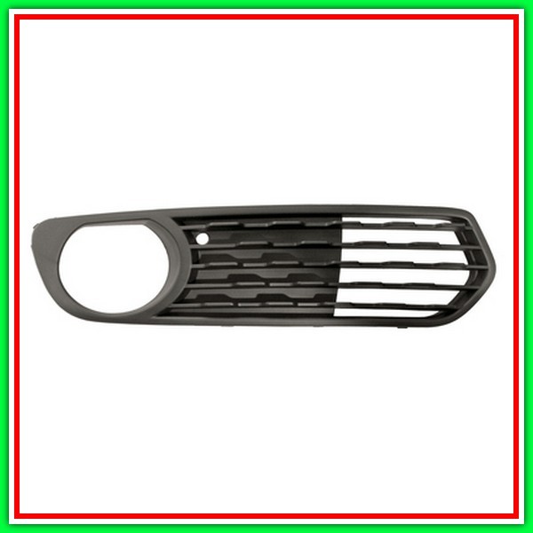 Grid Right Paraurti Black-Open-Headquartered Fendi BMW Series 1-F20F21-(Year 2011-2015)
