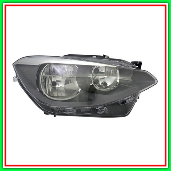 Proiettore Destro H7-H7 Elettrico Con Motore-Versione Hella Bmw Serie 1-F20F21-(Anno 2011-2015)