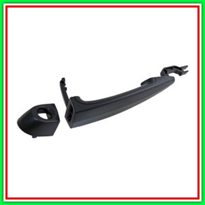 Maniglia Esterna Anteriore Sinistra Nera-Con Foro Nottolino Bmw Serie 2-F22  F23-Coupe'Cabrio-(Anno 2014-2017)