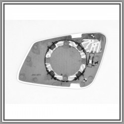 Piastra Specchio Destra Convessa-Termica-Cromata-2 Pins Bmw Serie 4-F32F33-CoupeCabrio-(Anno 2013-2017)