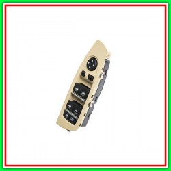 Beige-4 Buttons-Lifters Front Door Left-6 Pins BMW Series 5-F07 Gt Lci-(Year 2013-2017)