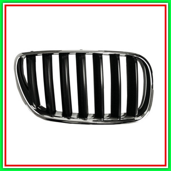 Griglia Radiatore Destra Cromata-Nera Bmw X3-E83-(Anno 2007-2010)
