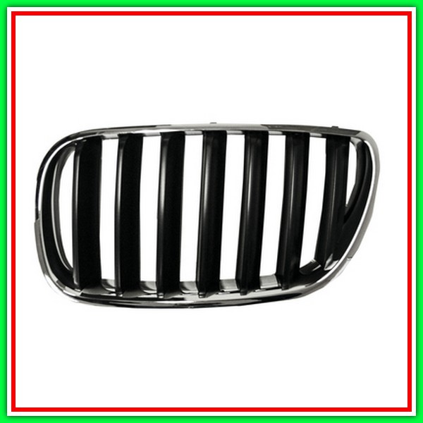 Griglia Radiatore Sinistra Cromata-Nera Bmw X3-E83-(Anno 2007-2010)