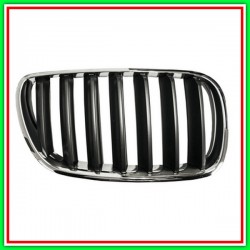 Griglia Radiatore Destra Cromata-Titanio Grigio-Scuro Bmw X3-E83-(Anno 2007-2010)