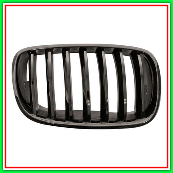 Griglia Radiatore Destra Nera Lucida Bmw X5-E70N-M-Tech-(Anno 2010-2013)