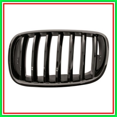 Griglia Radiatore Sinistra Nera Lucida Bmw X5-E70N-M-Tech-(Anno 2010-2013)