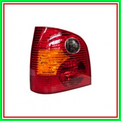 Red-Orange-Lampless Left Tail light Mod 3-5 Vw Polo Doors-(Year 2001-2005)
