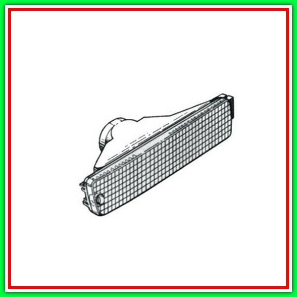 White Right Headlight-PARAURTI Front Vw Golf Ii-(Year 1989-1991)