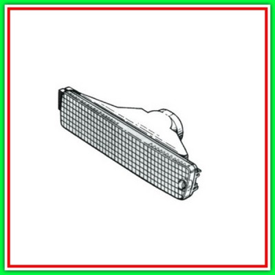 Left White Headlight-PARAURTI Front Vw Golf Ii-(Year 1989-1991)