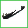 Maniglia Esterna Anteriore Destra-Nera-Con Inserto Cromato-Con Foro Nottolino Vw Golf Ii-(Anno 1989-1991)