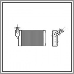 Radiatore Di Riscaldamento Vw Golf Ii-(Anno 1989-1991)