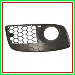 Griglia Destra Paraurti Nera-Con Sede Fendi-Aperta Vw Golf V Gti-(Anno 2004-2009)