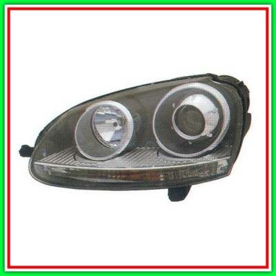 Proiettore Destro Xenon D2S-H7 Elettrico Con Motore Vw Golf V Gti-(Anno 2004-2009)