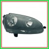 Proiettore Destro H7-H7 Elettrico Con Motore-Nero - Mod Gti-Sportline Vw Golf V Gti-(Anno 2004-2009)