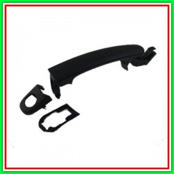 Maniglia Esterna Anteriore Sinistra-Con Primer-Con Foro Nottolino Vw Golf V Gti-(Anno 2004-2009)