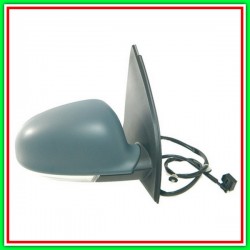 Retrovisore Destro Elettrico-Termico-Con Primer-Con Fanale-Convesso-Cromato-16H6P Vw Golf V Gti-(Anno 2004-2009)