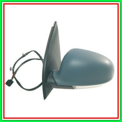 Retrovisore Sinistro Elettrico-Termico-Con Primer-Con Fanale-Chiudibile Vw Golf V Gti-(Anno 2004-2009)