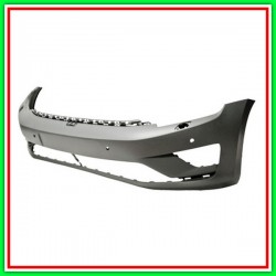 Paraurti Anteriore Con Primer-Con Fori Pdc-Supporti-Con Lavafari-Con Tappo Coprigancio-Con Tracce Park Assist