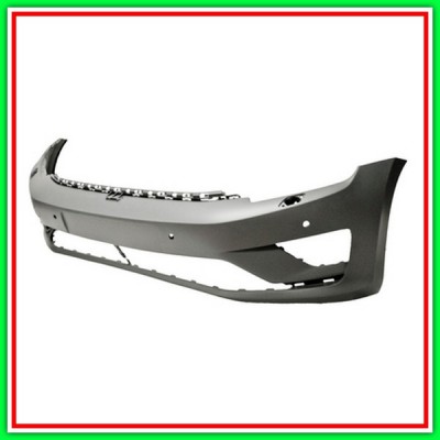 Paraurti Anteriore Con Primer-Con Fori Pdc-Supporti-Con Lavafari-Con Tappo Coprigancio-Con Tracce Park Assist
