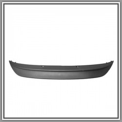 Spoiler Paraurti Posteriore Nero Goffrato Vw Golf Sportsvan-(Anno 2014 In Poi)