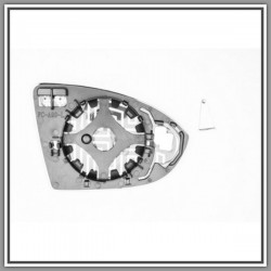 Piastra Specchio Sinistra Convessa-Termica Cromata Vw Golf Sportsvan-(Anno 2014 In Poi)