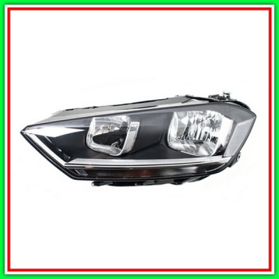Proiettore Sinistro H7+H15 Elettrico Con Motore Volkswagen-Golf Sportsvan-Mod. 04/14-10/17