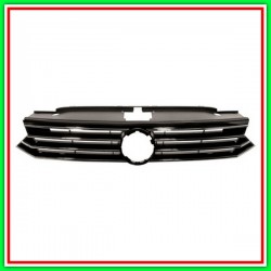 Griglia Radiatore-Aperta-Nera Lucida Con Modanatura Cromata Vw Passat B8-(Anno 2014-2019)