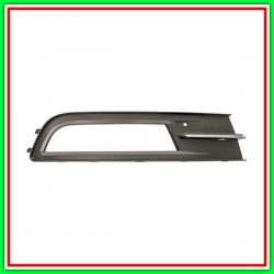 Griglia Destra Paraurti Nera-Con Sede Fendi-Con Modanatura Cromata Vw Passat B8-(Anno 2014-2019)