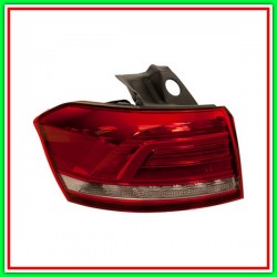 Fanale Posteriore Sinistro Esterno Con Porta Lampada Mod Station Wagon-Led-Versione Hella Vw Passat B8-(Anno 2014-2019)