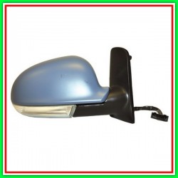 Electric-Thermal Right Rearview Mirror-With Primer-Con Headlight-Lockable-Convex-Chrome-Mod 10-03 Onwards Vw Sharan-(2000-2003)