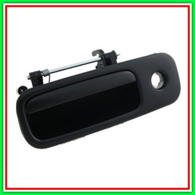 Maniglia Esterna Portellone-Nero-Liscia-Con Foro Nottolino Vw Sharan-(Anno 2000-2003)