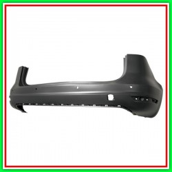 Paraurti Black-Smooth Rear To Primerizzare-Con Holes Pdc-Media-Con Tracks Park Assist Vw Sharan-(Year 2010 Onwards)