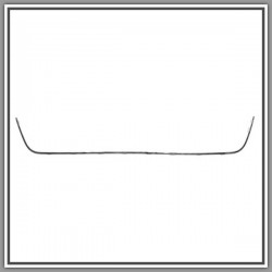 Lower Grid Paraurti Black - Chrome Frame Vw Sharan-(Year 2010 Onwards)