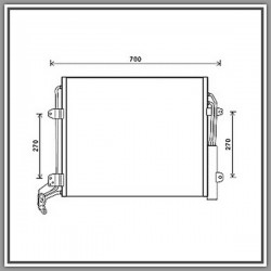 Condensatore Vw Sharan-(Anno 2010 In Poi)