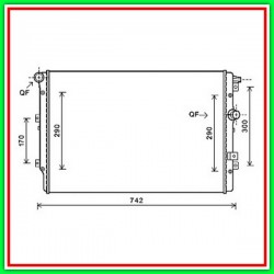 Radiatore Vw Sharan-(Anno 2010 In Poi)