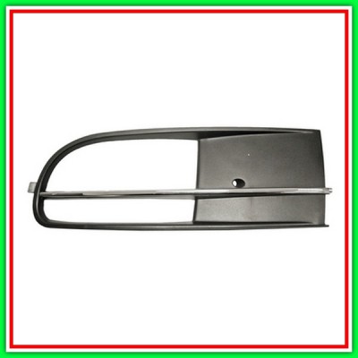 Griglia Sinistra Paraurti Nera-Con Profilo Cromato Vw New Beetle-(Anno 2012-2016)
