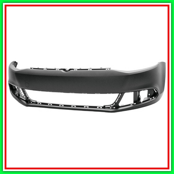 Paraurti Anteriore Con Primer-Con Tappo Coprigancio-Con Tracce Pdc E Lavafari Vw Jetta-(Anno 2010-2014)