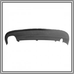 Spoiler Paraurti Posteriore Nero Goffrato Con Scarico Doppio A Sinistra Vw Jetta-(Anno 2010-2014)