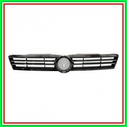 Griglia Radiatore Nera Lucida Con Modanatura Cromata Vw Jetta-(Anno 2010-2014)