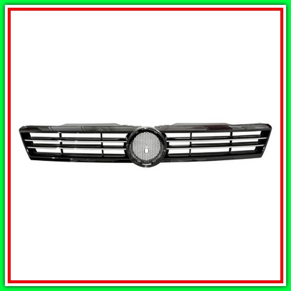 Lucida Black Radiator Grille With Chrome Molding Vw Jetta-(Year 2010-2014)