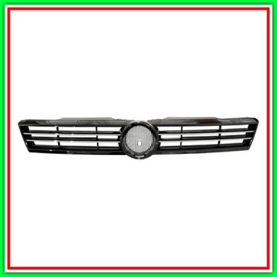 Lucida Black Radiator Grille With Chrome Molding Vw Jetta-(Year 2010-2014)