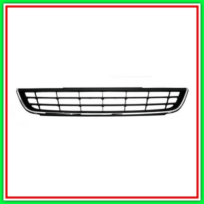 Griglia Centrale Paraurti Senza Primer-Con Cornice Vw Jetta-(Anno 2010-2014)