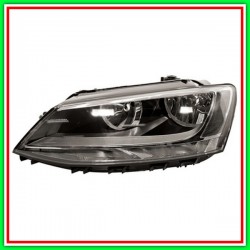 Proiettore Sinistro H7-H7 Elettrico Con Motore Vw Jetta-(Anno 2010-2014)