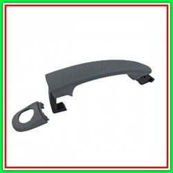 Maniglia Esterna Anteriore Sinistra-Con Primer-Con Foro Nottolino Vw Jetta-(Anno 2010-2014)