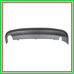 Spoiler Paraurti Posteriore Nero Goffrato-Con Scarico Singolo A Sinistra Volkswagen-Jetta-Mod. 01/10-06/14