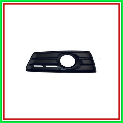 Griglia Sinistra Paraurti Nera-Con Sede Fendi Vw Passat Cc-(Anno 2008-2011)